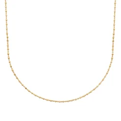 Collier femme plaqué or - YU0UW345