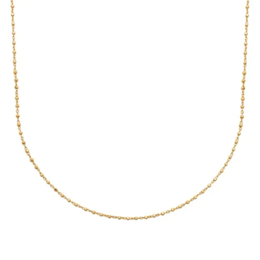 Collier femme plaqué or - YU0UW345