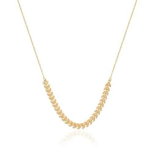 Collier femme plaqué or - YU0U0U4Y