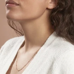 Collier femme plaqué or - YU0UW445