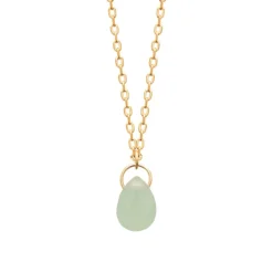 Collier femme plaqué or aventurine Maison de la Bijouterie UW40ZU45