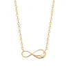 Collier femme plaqué or infinity serti clos Maison de la Bijouterie UW3UUW45