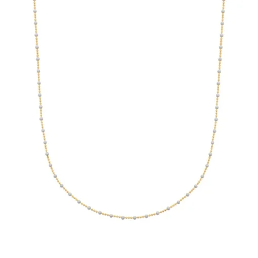 Collier femme plaqué or laque - YU0U3V45