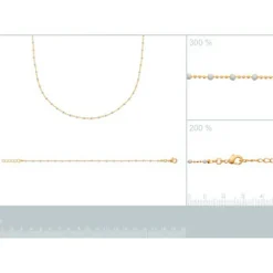 Collier femme plaqué or laque - YU0U3V45