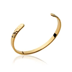 Collier femme plaqué or martele - UYZ4ZU56