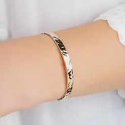Collier femme plaqué or martele - UYZ4ZU56