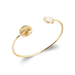 Collier femme plaqué or nacre - UW3Y045V