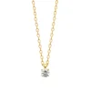 Collier Femme plaqué or oxyde de zirconium 4mm Maison de la Bijouterie UW30W445