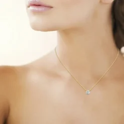 Collier Femme plaqué or oxyde zyrconium 6,5 mm Maison de la Bijouterie UWZ00Y45
