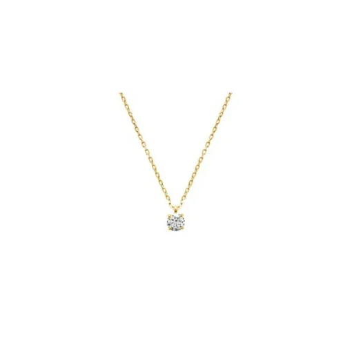 Collier Femme plaqué or oxyde de zirconium 5mm Maison de la Bijouterie UW30W545