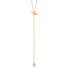Collier femme plaqué or pendant oxyde de zirconium Maison de la Bijouterie UW40ZY45