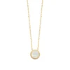 Collier femme plaqué or pendentif nacré Maison de la Bijouterie UW3Y0Z45