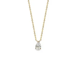 Collier Femme plaqué or pendentif goutte Maison de la Bijouterie UWZ00345