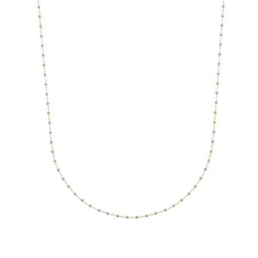 Collier femme plaqué or perle miyuki - YU0U6U45