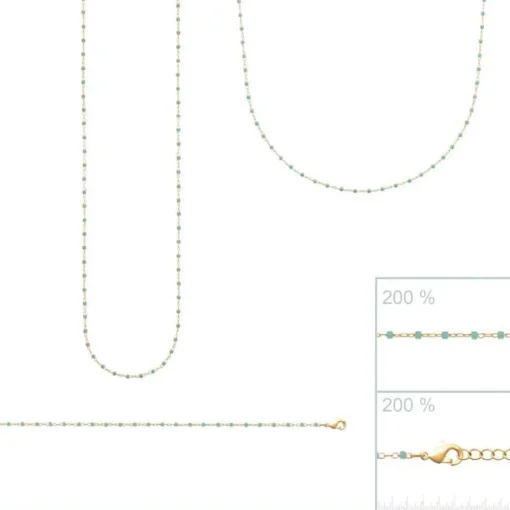 Collier femme plaqué or perle miyuki - YU0U6U45