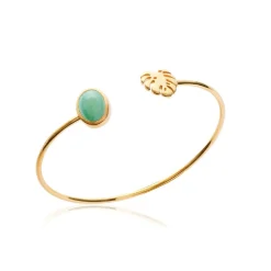 Collier femme plaqué or serti clos - UW30Y55V