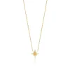 Collier femme plaqué or étoile Maison de la Bijouterie UYZ40W45 Plaqué or