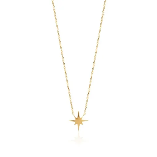 Collier femme plaqué or étoile Maison de la Bijouterie UYZ40W45 Plaqué or