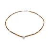 Collier Femme Sloya Lumia Oeil de Tigre