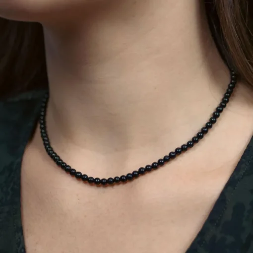Collier Femme Sloya Serena Obsidienne