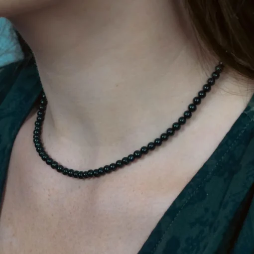 Collier Femme Sloya Serena Obsidienne
