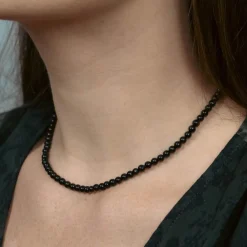Collier Femme Sloya Serena Obsidienne