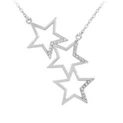 Collier Femme So Charm - B3175-ARGENT - Collier Étoile Argenté