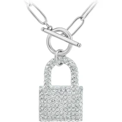 Collier Femme So Charm - B3139-ARGENT - Collier Cadenas Argenté