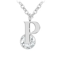 Collier Femme So Charm - B1498-P - Collier Initiale Argenté