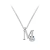 Collier Femme So Charm - B1498-M - Collier Initiale Argenté