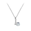 Collier Femme So Charm - B1498-L - Collier Initiale Argenté