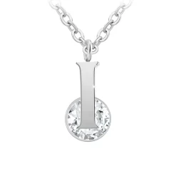 Collier Femme So Charm - B1498-I - Collier Initiale Argenté