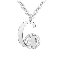 Collier Femme So Charm - B1498-G - Collier Initiale Argenté