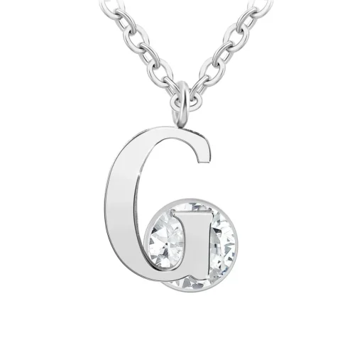 Collier Femme So Charm - B1498-G - Collier Initiale Argenté
