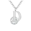 Collier Femme So Charm - B1498-D - Collier Initiale Argenté