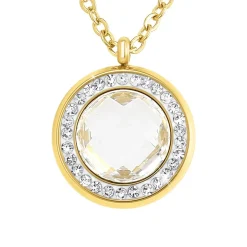 Collier Femme So Charm - B2126-BLANC - Collier Mode Doré