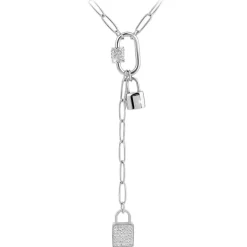 Collier Femme So Charm - B3031-ARGENT - Collier Cadenas Argenté