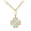 Collier Femme So Charm - B3201-DORE - Collier Trèfle Doré