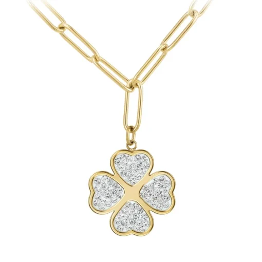 Collier Femme So Charm - B3201-DORE - Collier Trèfle Doré