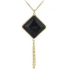 Collier Femme So Charm - B3040-BLACK - Collier Mode Doré