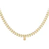 Collier Femme So Charm - BD2881-DORE-DIAMANT - Collier Mode Doré
