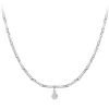 Collier Femme So Charm - BD2372-ARGENT-DIAMANT - Collier Mode Argenté