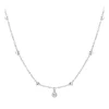 Collier Femme So Charm - BD2370-ARGENT-DIAMANT - Collier Mode Argenté