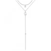 Collier Femme So Charm - B2276-ARGENT+B2382-ARGENT-10001-CRYS - Collier Mode Argenté