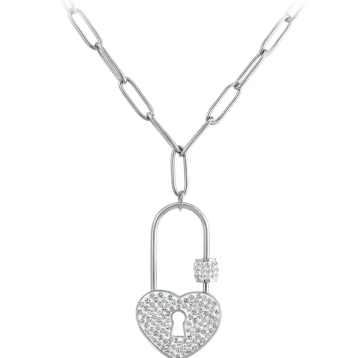 Collier Femme So Charm - B3270-ARGENT - Collier Cadenas Argenté