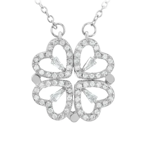 Collier Femme So Charm - B3133-ARGENT - Collier Trèfle Argenté