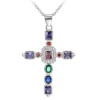 Collier Femme So Charm - B2684 - Collier Croix Argenté