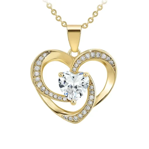 Collier Femme So Charm - B3053-DORE - Collier Coeur Doré