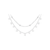 Collier Femme So Charm - B2263-ARGENT+B2370-ARGENT - Collier Mode Argenté
