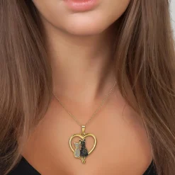 Collier Femme So Charm - B1563-DORE - Collier Chat Doré